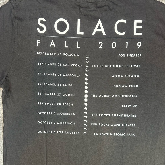 COPY - Rufus Du Sol Band T Shirt Fall North America 2019 Solace Album Tour Tee - Picture 4 of 9